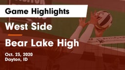 West Side  vs Bear Lake High Game Highlights - Oct. 23, 2020