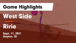 West Side  vs Ririe Game Highlights - Sept. 11, 2021