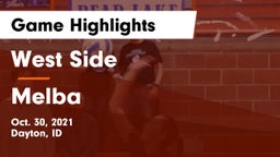 West Side  vs Melba Game Highlights - Oct. 30, 2021