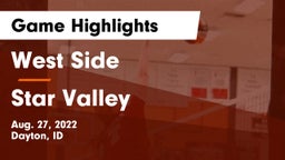 West Side  vs Star Valley Game Highlights - Aug. 27, 2022