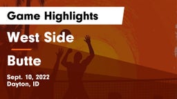West Side  vs Butte  Game Highlights - Sept. 10, 2022