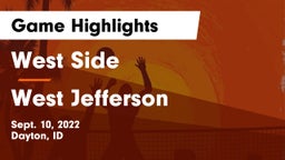 West Side  vs West Jefferson Game Highlights - Sept. 10, 2022