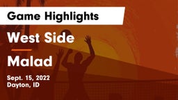 West Side  vs Malad Game Highlights - Sept. 15, 2022