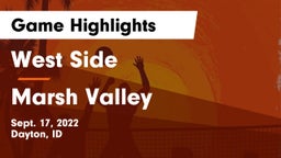 West Side  vs Marsh Valley Game Highlights - Sept. 17, 2022