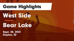 West Side  vs Bear Lake Game Highlights - Sept. 30, 2022