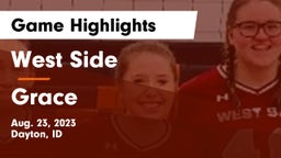 West Side  vs Grace Game Highlights - Aug. 23, 2023