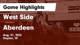 West Side  vs Aberdeen Game Highlights - Aug. 31, 2023