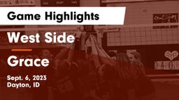 West Side  vs Grace Game Highlights - Sept. 6, 2023