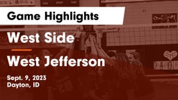West Side  vs West Jefferson  Game Highlights - Sept. 9, 2023