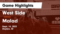 West Side  vs Malad Game Highlights - Sept. 14, 2023