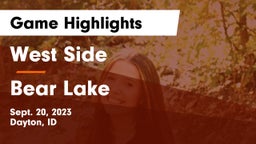 West Side  vs Bear Lake  Game Highlights - Sept. 20, 2023