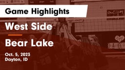 West Side  vs Bear Lake Game Highlights - Oct. 5, 2023
