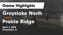 Grayslake North  vs Prairie Ridge  Game Highlights - April 4, 2024