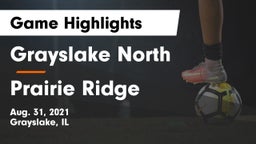 Grayslake North  vs Prairie Ridge  Game Highlights - Aug. 31, 2021