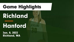 Richland  vs Hanford  Game Highlights - Jan. 8, 2022