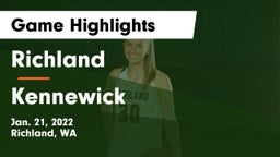 Richland  vs Kennewick  Game Highlights - Jan. 21, 2022