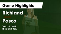 Richland  vs Pasco  Game Highlights - Jan. 21, 2023