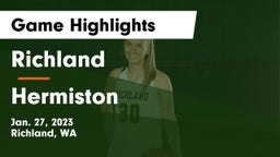 Richland  vs Hermiston  Game Highlights - Jan. 27, 2023