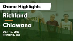 Richland  vs Chiawana  Game Highlights - Dec. 19, 2023