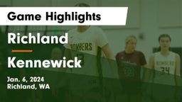 Richland  vs Kennewick  Game Highlights - Jan. 6, 2024
