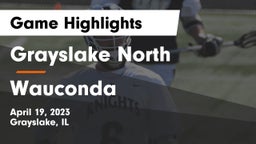 Grayslake North  vs Wauconda  Game Highlights - April 19, 2023