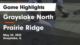 Grayslake North  vs Prairie Ridge  Game Highlights - May 24, 2023