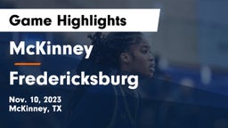McKinney  vs Fredericksburg  Game Highlights - Nov. 10, 2023
