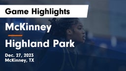 McKinney  vs Highland Park  Game Highlights - Dec. 27, 2023