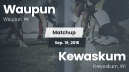Matchup: Waupun  vs. Kewaskum  2016