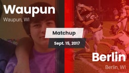 Matchup: Waupun  vs. Berlin  2017