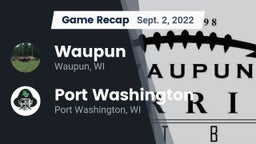 Recap: Waupun  vs. Port Washington  2022