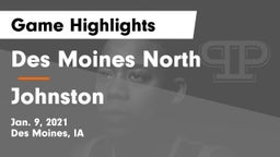 Des Moines North  vs Johnston  Game Highlights - Jan. 9, 2021