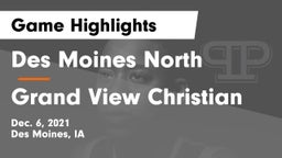 Des Moines North  vs Grand View Christian Game Highlights - Dec. 6, 2021