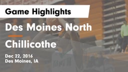 Des Moines North  vs Chillicothe  Game Highlights - Dec 22, 2016