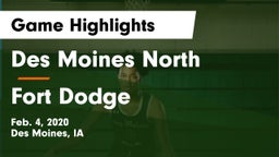 Des Moines North  vs Fort Dodge  Game Highlights - Feb. 4, 2020