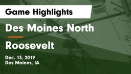 Des Moines North  vs Roosevelt  Game Highlights - Dec. 13, 2019