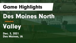 Des Moines North  vs Valley  Game Highlights - Dec. 3, 2021