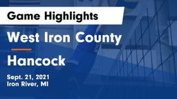 West Iron County  vs Hancock  Game Highlights - Sept. 21, 2021
