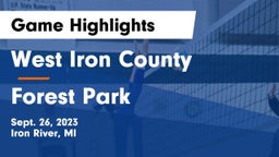 West Iron County  vs Forest Park  Game Highlights - Sept. 26, 2023