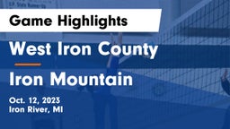 West Iron County  vs Iron Mountain  Game Highlights - Oct. 12, 2023