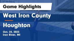 West Iron County  vs Houghton  Game Highlights - Oct. 24, 2023