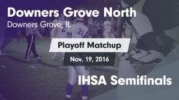Matchup: Downers Grove North vs. IHSA Semifinals 2016