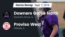 Recap: Downers Grove North vs. Proviso West  2018