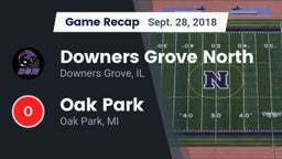 Recap: Downers Grove North vs. Oak Park  2018