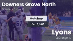 Matchup: Downers Grove North vs. Lyons  2018