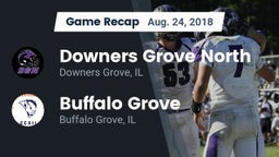 Recap: Downers Grove North vs. Buffalo Grove  2018