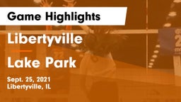 Libertyville  vs Lake Park Game Highlights - Sept. 25, 2021
