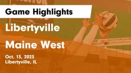 Libertyville  vs Maine West  Game Highlights - Oct. 13, 2023