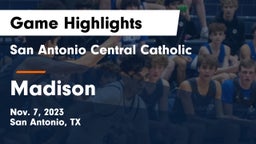 San Antonio Central Catholic  vs Madison  Game Highlights - Nov. 7, 2023
