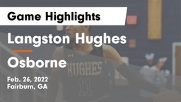 Langston Hughes  vs Osborne  Game Highlights - Feb. 26, 2022